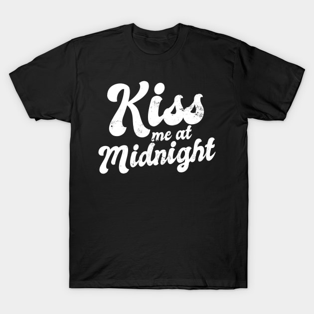 New Years Eve Shirt | Kiss Me At Midnight T-Shirt by Gawkclothing